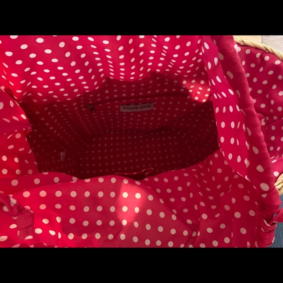Straw studios straw and wicker drawstring bag - Picture 6 of 8